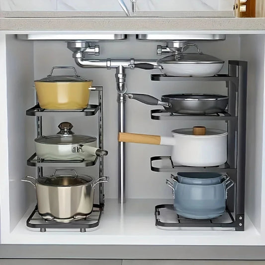 Adjustable Storage Rack For Kitchenware