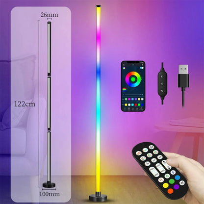 RGB LED Floor Lamp with Remote App